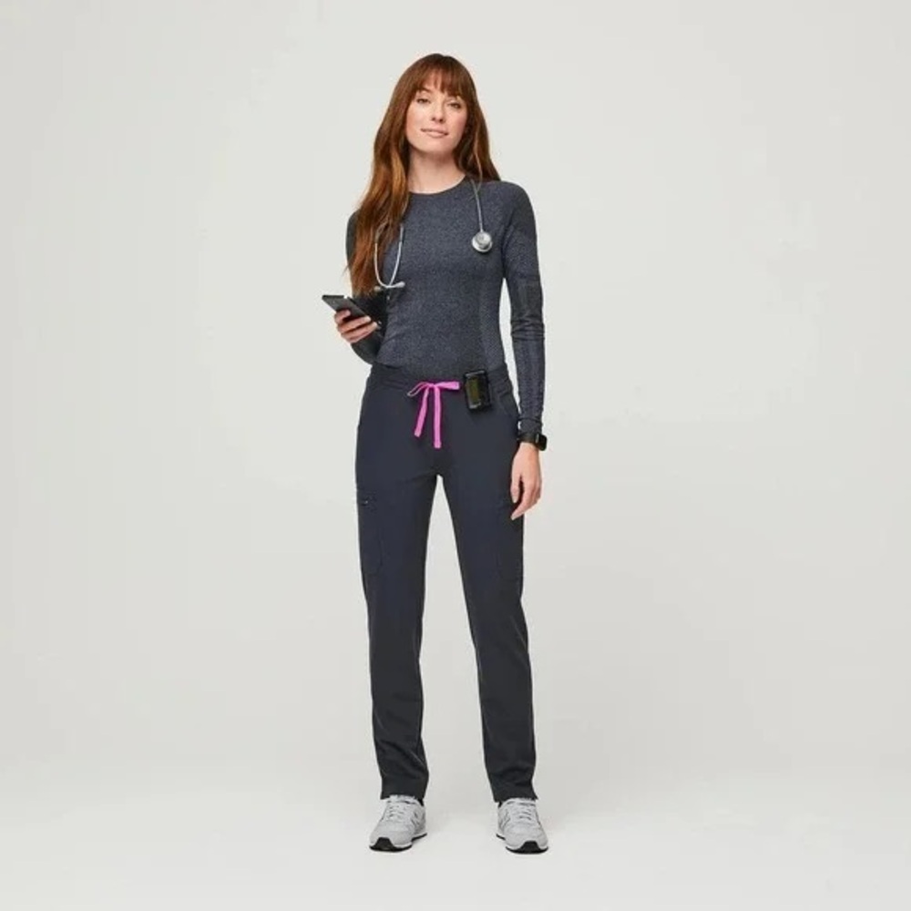 Figs Yola Scrub Pants in Night Sky